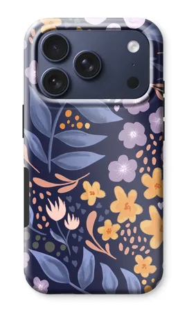 Flowers with blue leaves