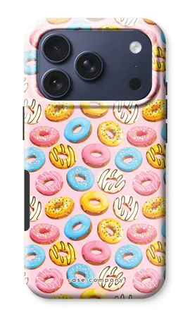 Rosafarbene Donuts