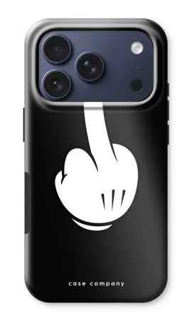 Mittelfinger schwarz