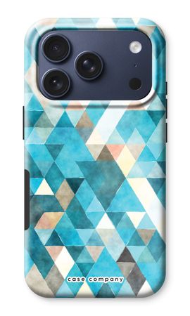 Coloured triangles blue