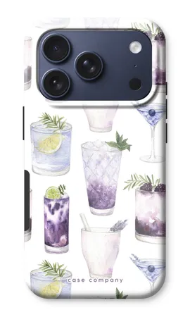 Violet cocktails