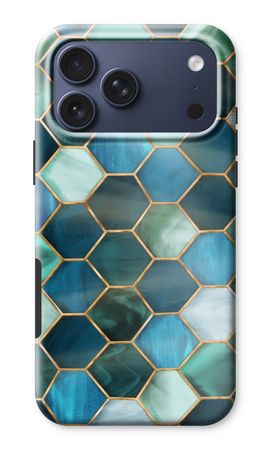 Hexagons in stained glass