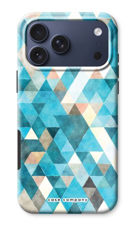 Coloured triangles blue