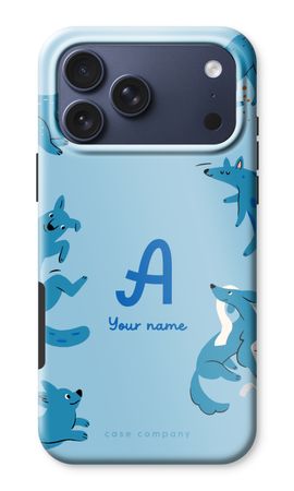 Playful Dogs Monogram