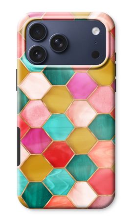 Hexagons in stained glass