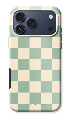 Checkered Mint, Trpežni ovitek iPhone 17 Pro Max