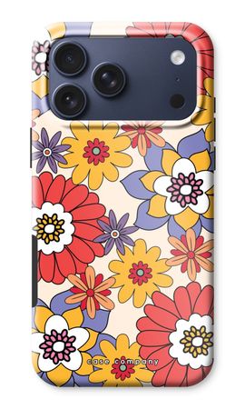 Retro Flowers - Yellow