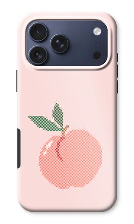 Stitched Peach