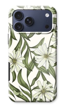 White flower pattern