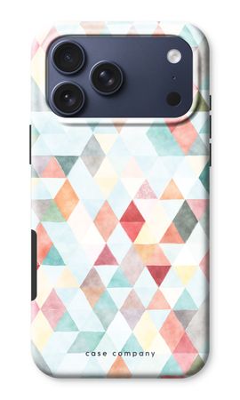 Coloured triangles pastel