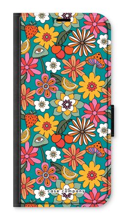 Retro Flowers N°2 - Blue