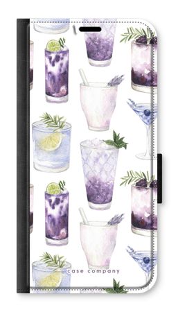Violet cocktails