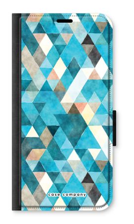 Coloured triangles blue