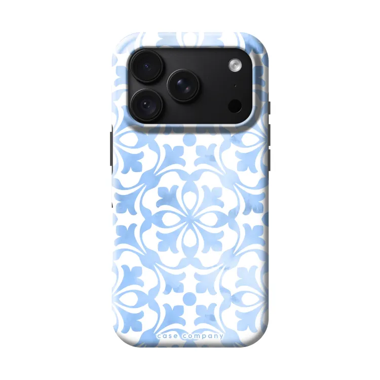 Capa iPhone 18 Pro | Azure Bloom | Capa MagSafe Resistente | CaseCompany