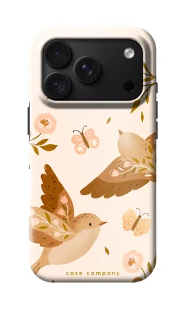 Fluttering Pair, iPhone 18 Pro strapabíró tok