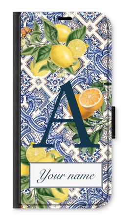 Monogram Blauwe tegels