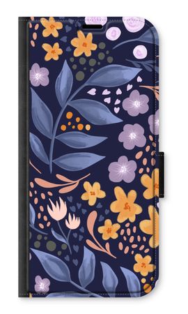Flowers with blue leaves