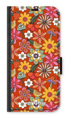 Retro Flowers - Red