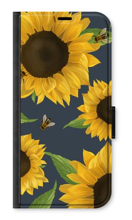 Sunflower and bees