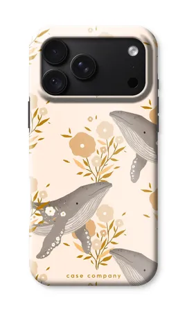 Floral Whales, iPhone 18 Pro Max hardt deksel