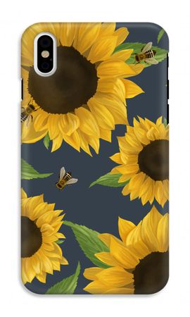 Sunflower and bees