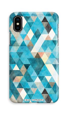 Coloured triangles blue
