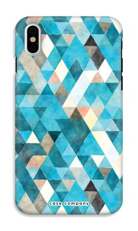 Coloured triangles blue