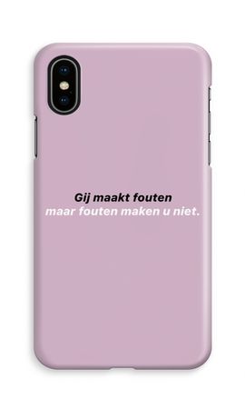 Fouten maken u niet