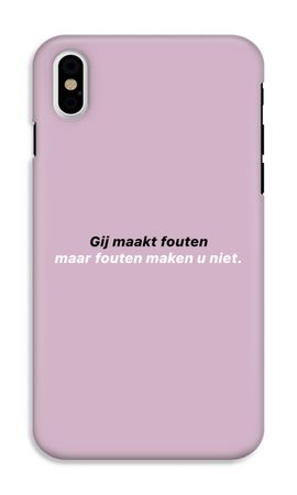 Fouten maken u niet