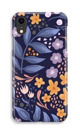 Flowers with blue leaves