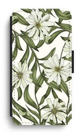 White flower pattern