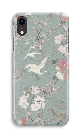 Japanese crane birds blossom
