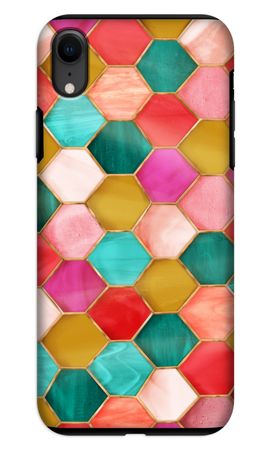 Hexagons in stained glass