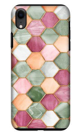 Hexagons in stained glass