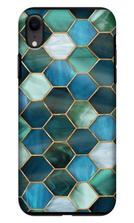 Hexagons in stained glass