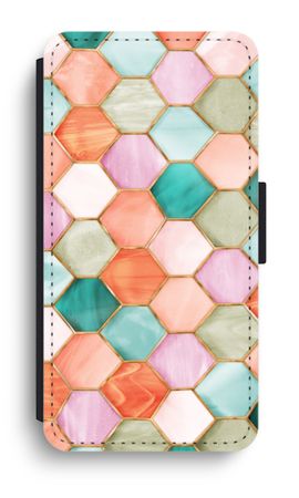 Hexagones en vitrail