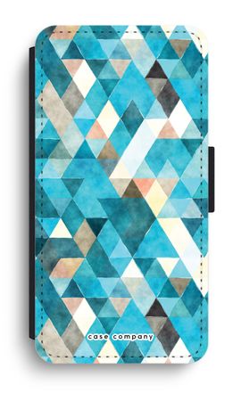 Coloured triangles blue