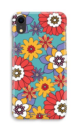 Retro Flowers - Blue