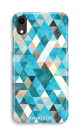 Coloured triangles blue