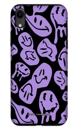 Melting Smiley - Purple