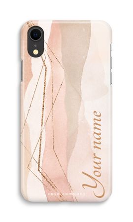 Gold Lines Namecase - Blush