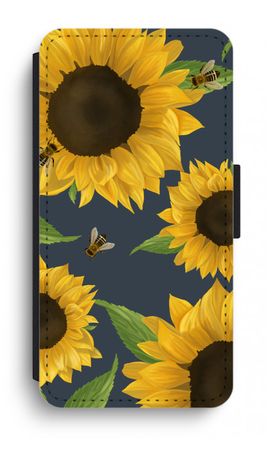 Sunflower and bees