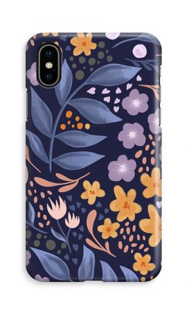 Flowers with blue leaves