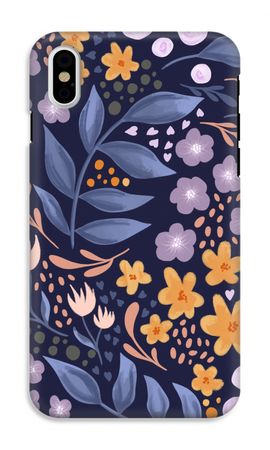 Flowers with blue leaves