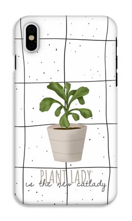 Houseplant on windowpane