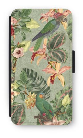 Tropical jungle parrot