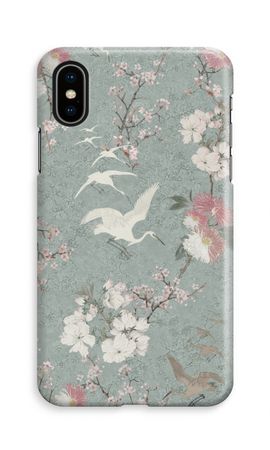 Japanese crane birds blossom
