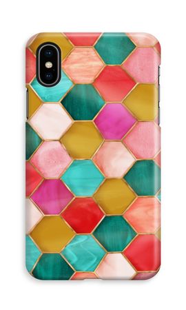 Zeshoeken in glas-in-lood