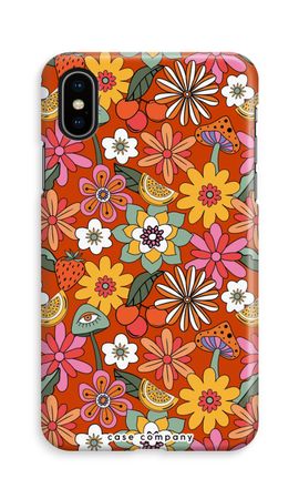 Retro Flowers - Red