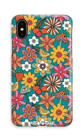 Retro Flowers N°2 - Blue